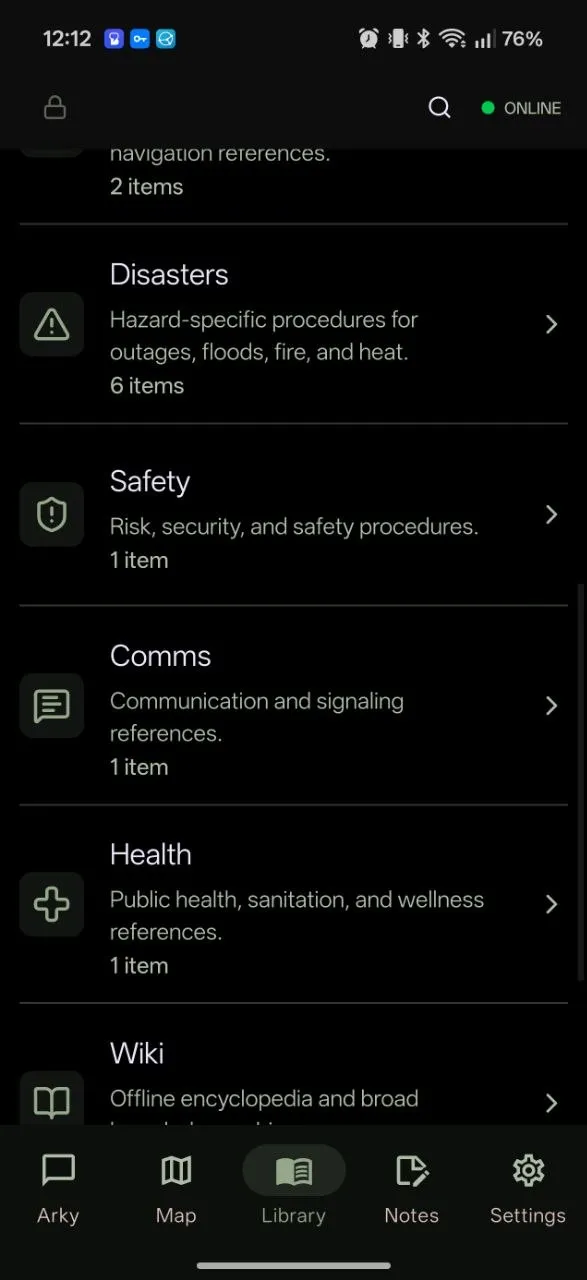 Ark downloadable offline knowledge library