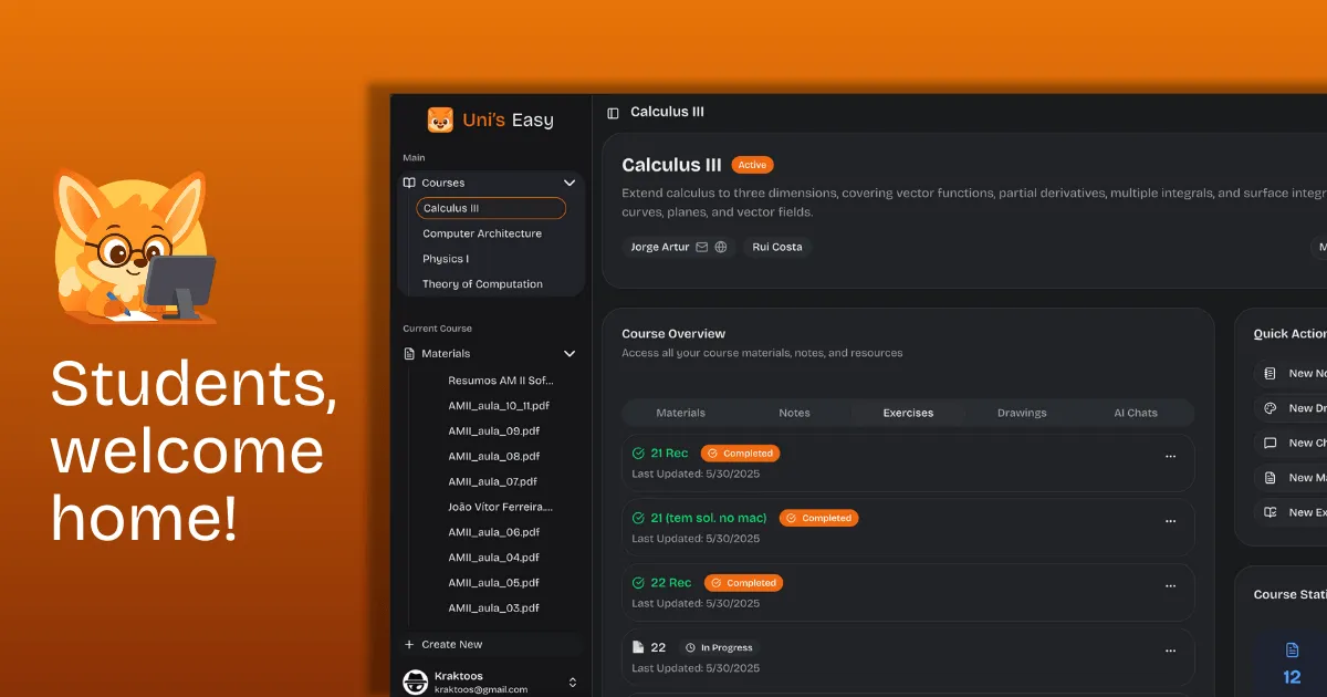 Uni's Easy interface